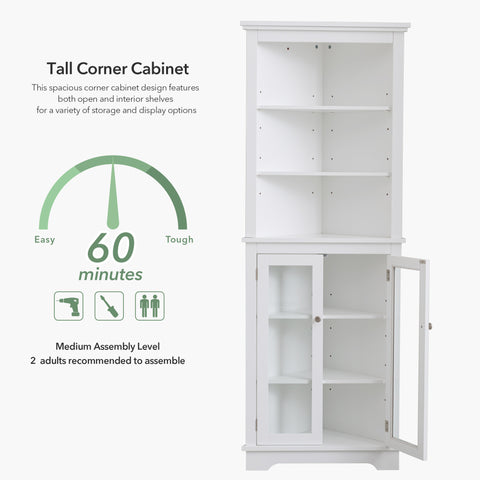 Tall Corner Cabinet